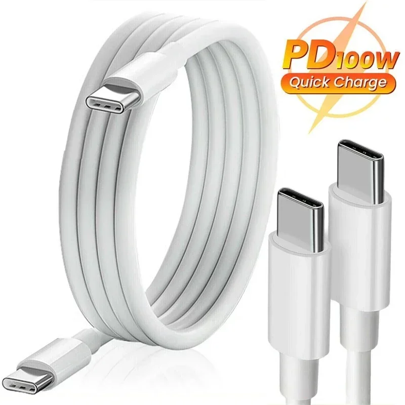 

PD 100W 60W USB C to C Кабель для быстрой зарядки данных для Macbook iPad iPhone Huawei Samsung Xiaomi Type C to Type-C Data Line