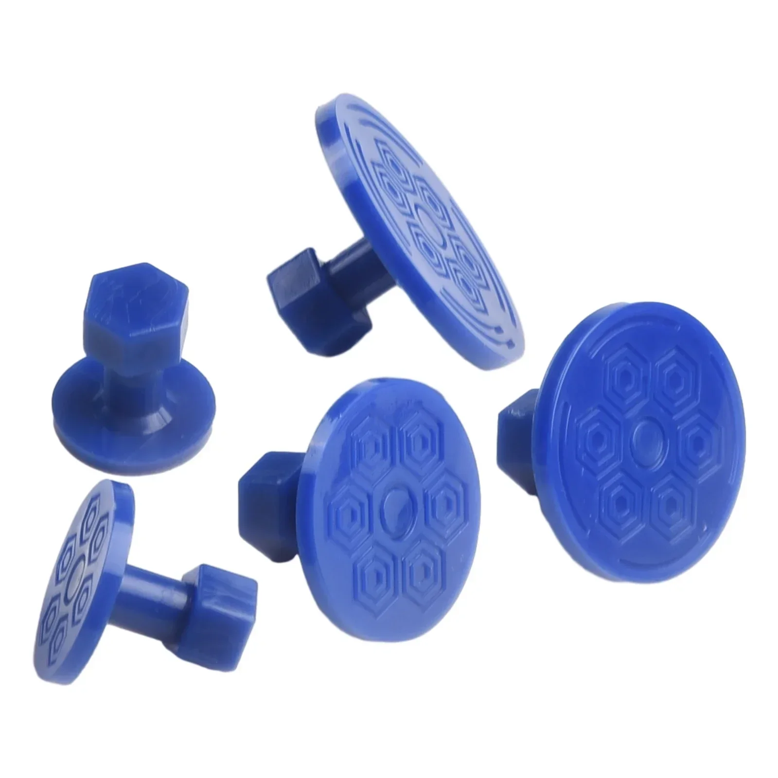 10pcs Car Glue Pulling Tabs Suction Cup Glue Hand Puller Tool Dent Repair Puller Head Adapter Screw Tip Dent Removal Pulling Tab
