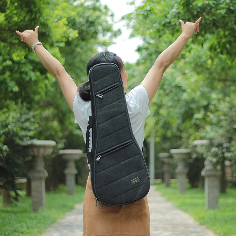 Ukulele Bag Case Backpack 30 MM Thicken Handbag Soprano Concert Tenor 21 23 24 26 Inch Size Ukelele Mini Guitar Gig Quality