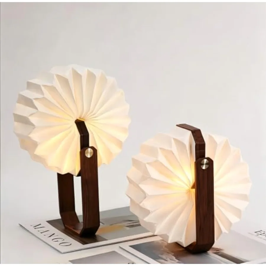 Portable Japanese Paper Lantern Night Light