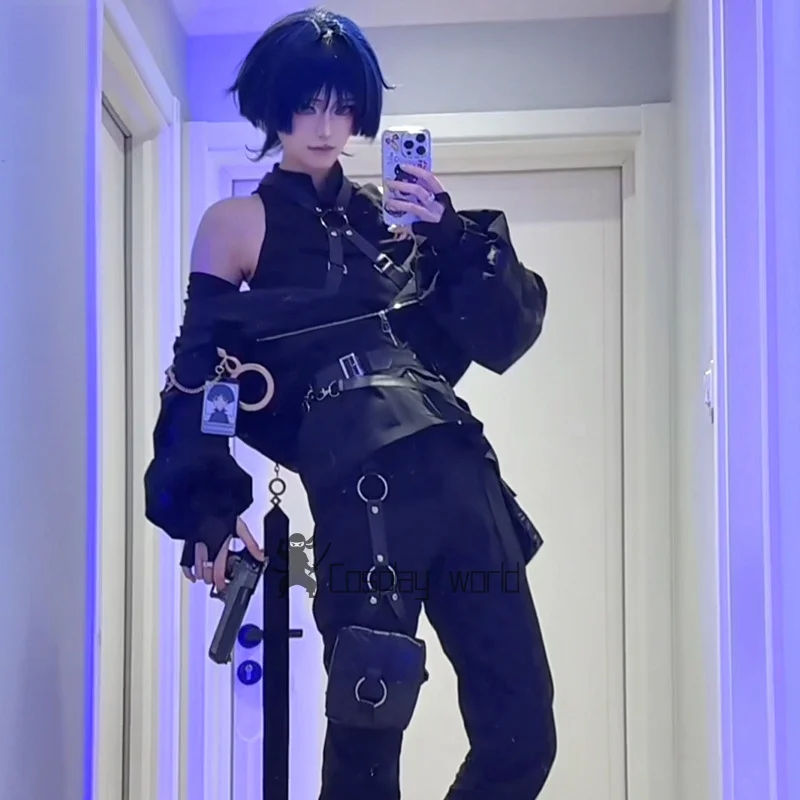 Juego Wanderer disfraz de Cosplay nueva piel Genshin uniforme de impacto el agente secreto traje carnaval fiesta de Halloween ropa de rol