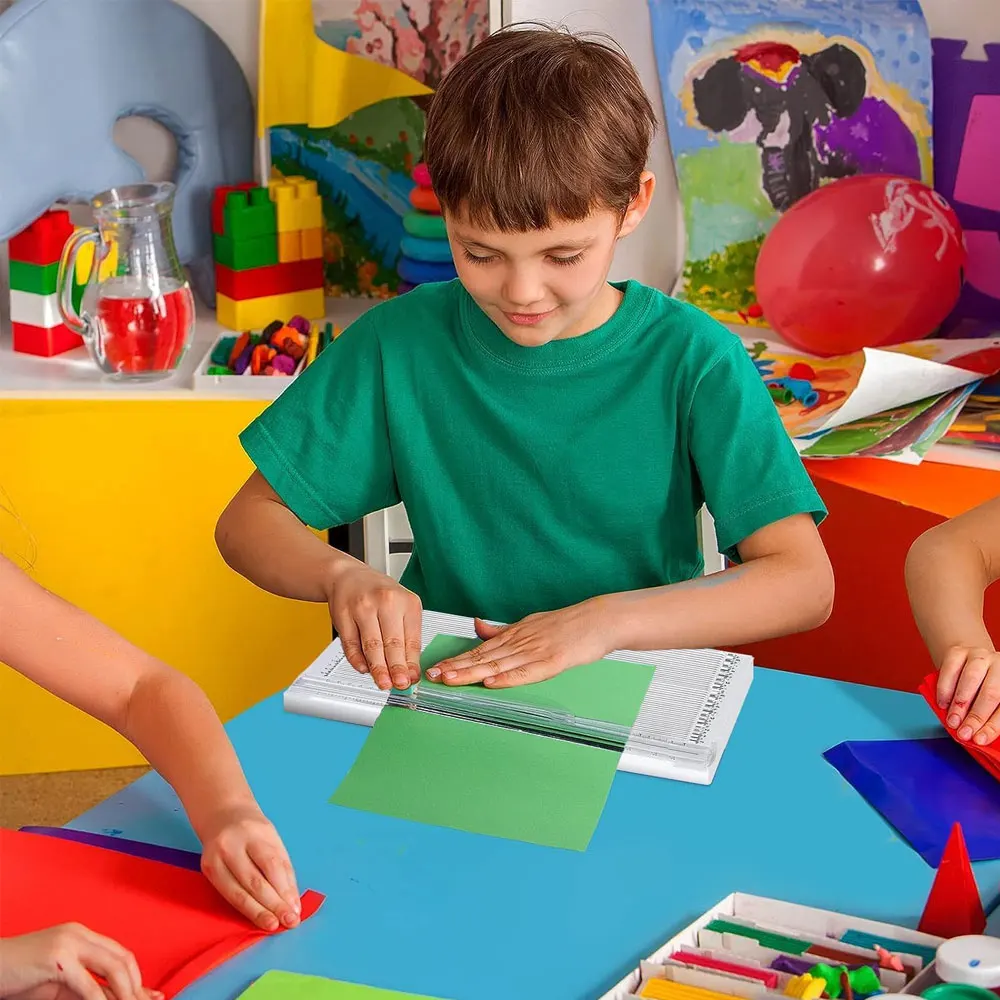 1PC opvouwbare kraspapiersnijder voor twee doeleinden scorebord, 12x12 inch ambachtelijke papiersnijder.