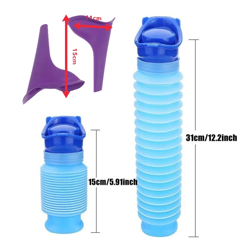 750Ml Volwassen Urinoir Draagbaar Krimpbaar Urinoir Potje Vrouwen Kid Plas Zacht Toilet Voor Auto Outdoor Camping Hoge Kwaliteit Reizen