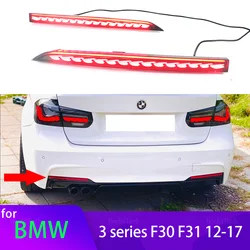 Functions LED Reflector Lamp Rear Fog Lamp Bumper Light Brake Light For BMW 3 Series F30 F31 2012-2017 Dynamic Turn Signal