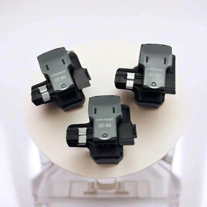 For COMWAY CC-03 Original One-Step Fiber Optic Cleaver Automatic High Precision Fiber Cutter & Splicer Tools