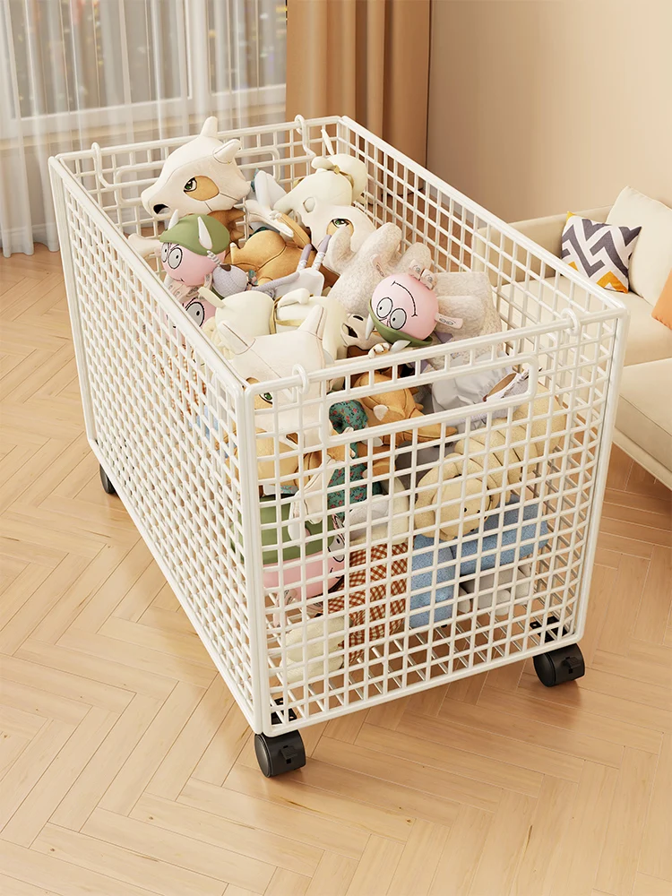 

Large Capaci Toy Storage Box Children's Playroom Organizer Soft Plu Doll Storage Bin Living Room Baby Doll Storage Case