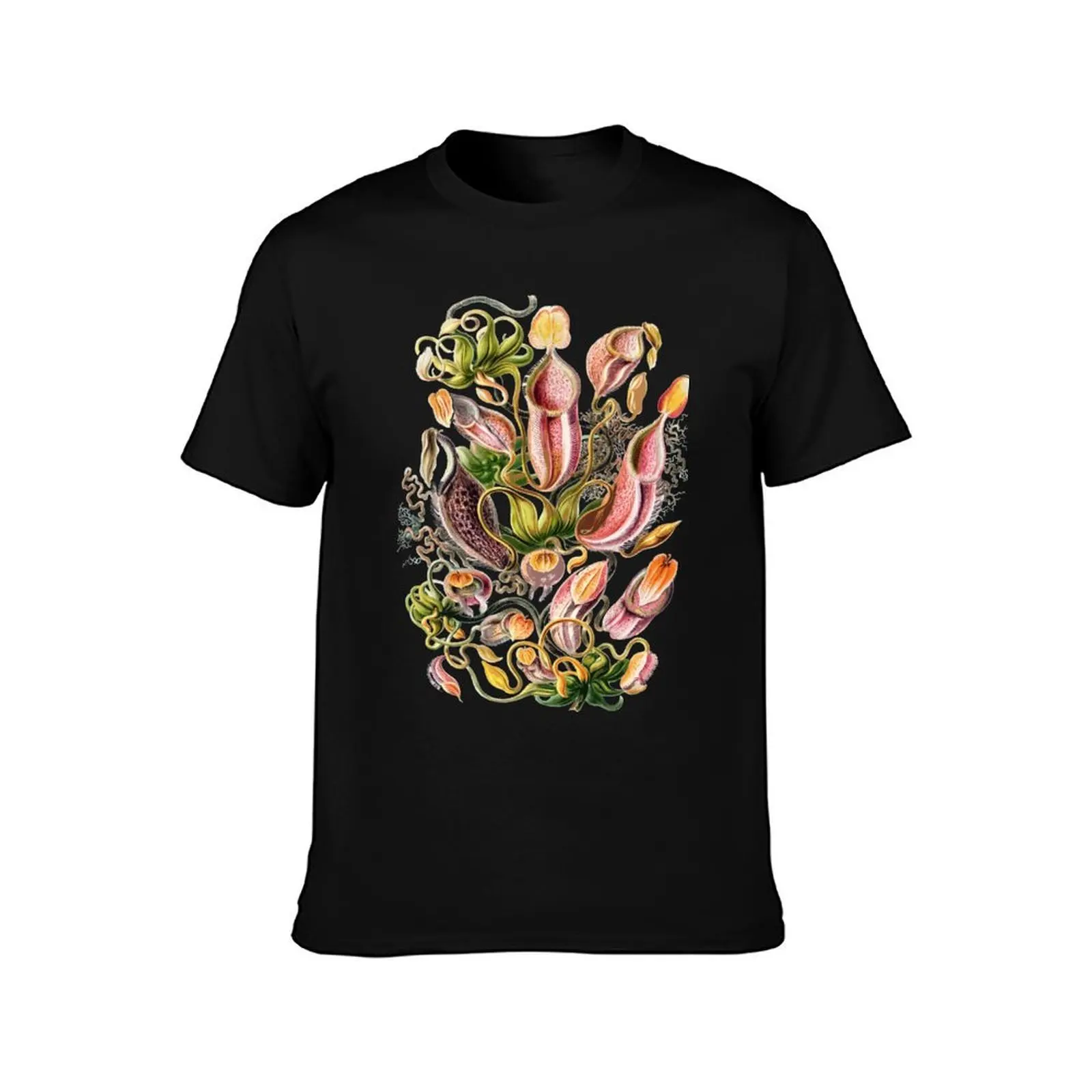 Carnivorous Plant Horticulture, Venus Flytrap Houseplant T-Shirt Plus Size Solid Color T-Shirt