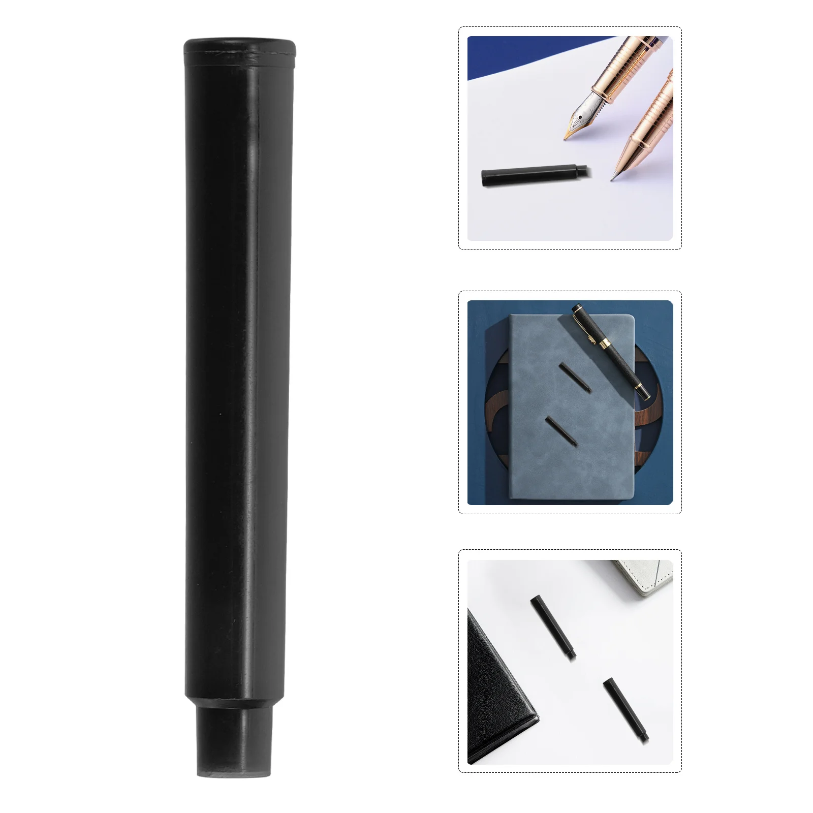 

10pcs Steel Ink Cartridge Lightweight Fountain Pen Refill Replaceable For Office School Writing Practice Pen Supply