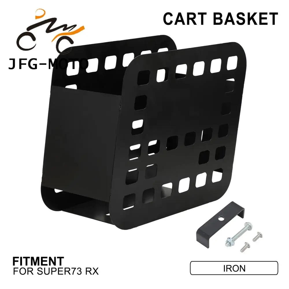 

New Motorcycles Accessories Basket Luggage Iron Net Item Placement Rack For Super 73 RX Iron Electric Vehicle Dirt E-Bike Parts