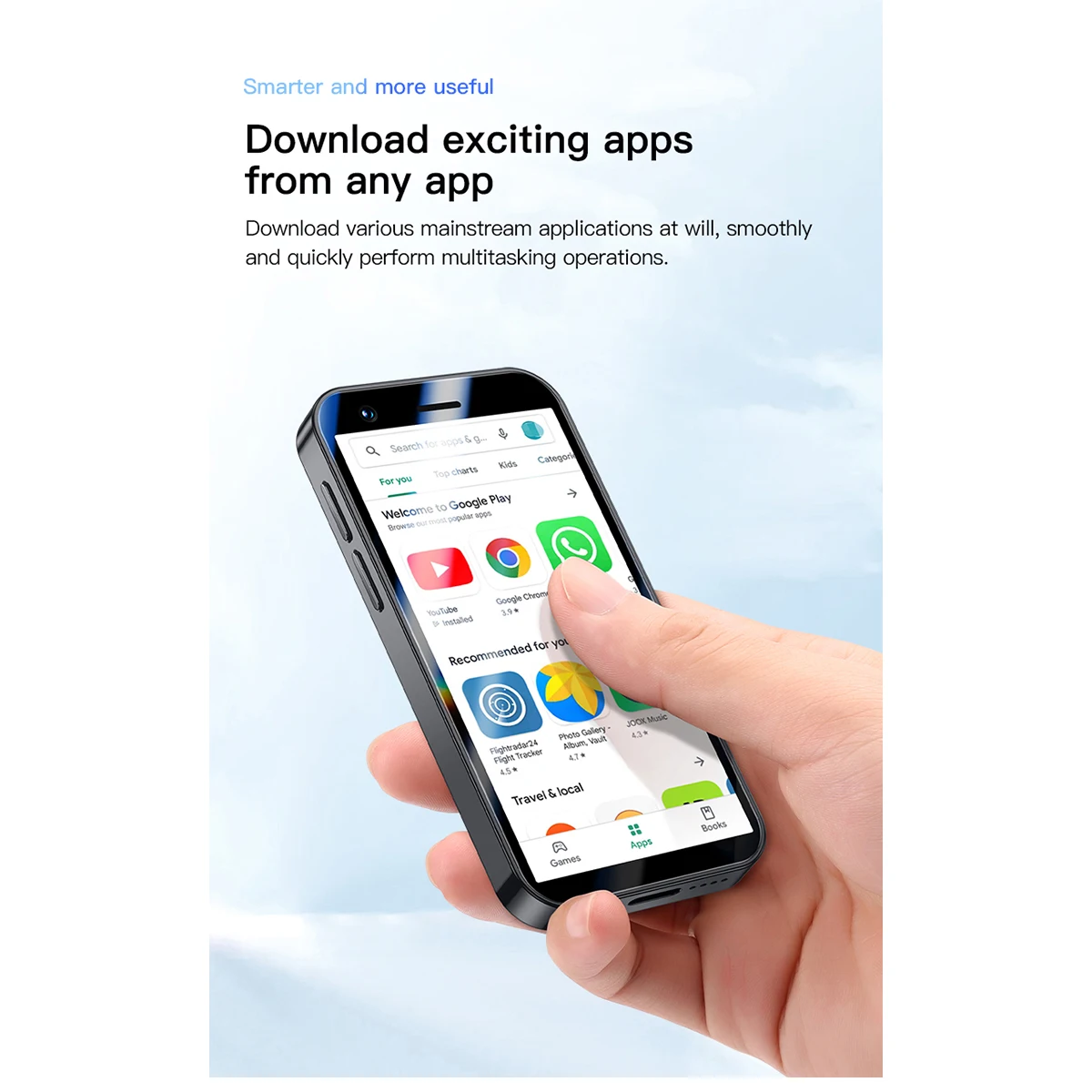 소예스 원미스 P70 프로 맥스 미니 스마트폰 -3.0인치 폰 |   듀얼 SIM 듀얼 대기 |   2GB+16GB |   2000mAh |   가족 선물 제공