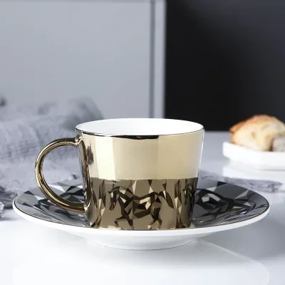 90/230cm Ins Mirror Reflection Creative Horse Anamorphic Cup Mirror Reflection Cup Hummingbird Mug Coffee Tea Set With Coaster