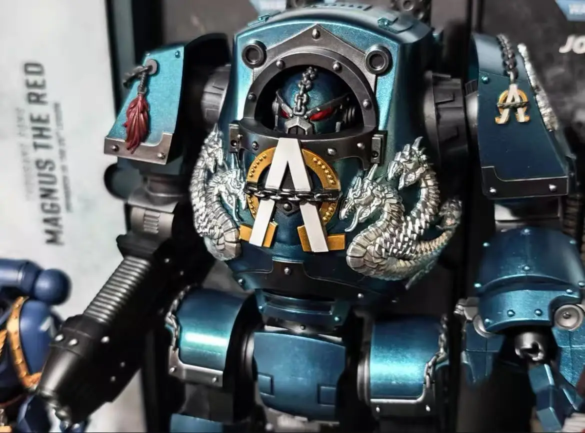 

【JOYTOY】Warhammer 40K The Horus Heresy Alpha Legion Contemptor Dreadnought with Gravis Plasma Cannon Model