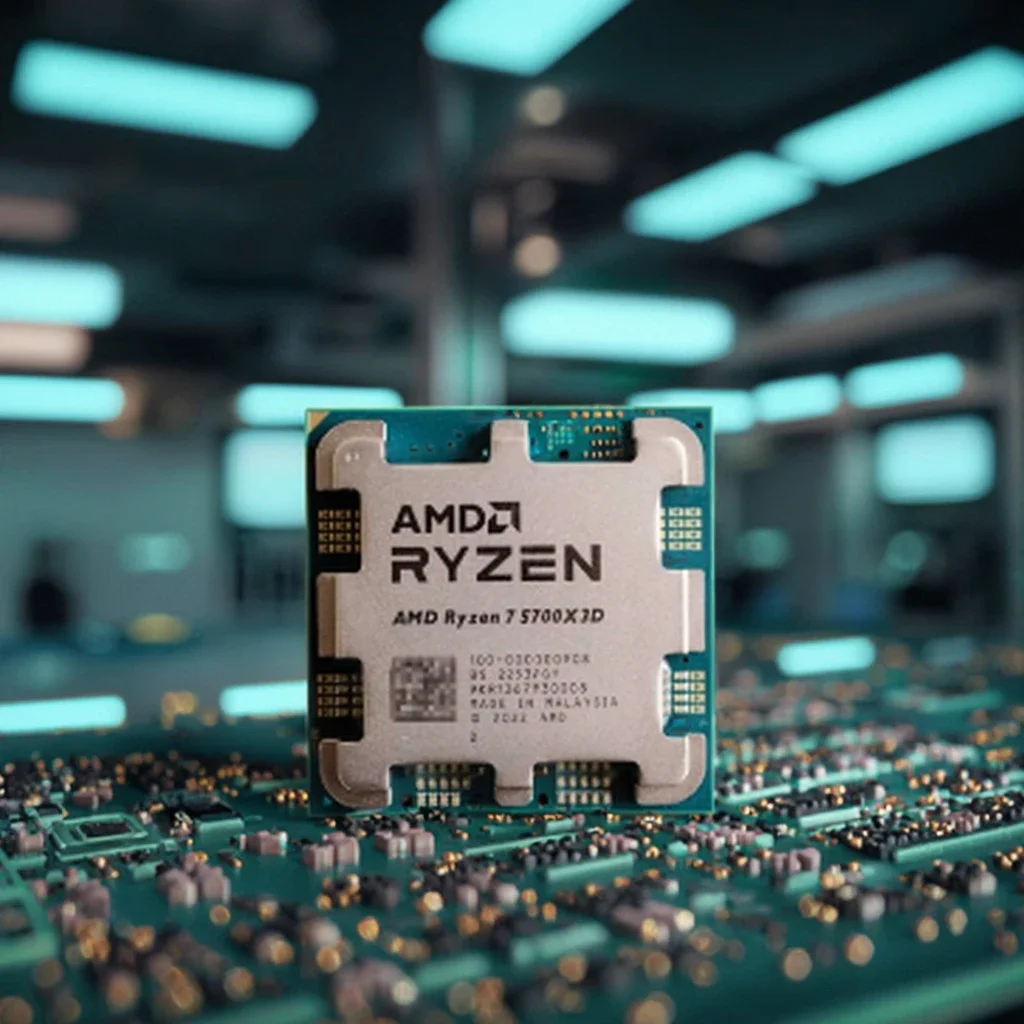 AM4 Receptacle Central Processor AMD R Yzen 7 5700X3D Octa-Core Sixteen Thread 3.0GHz for Desktop 105W
