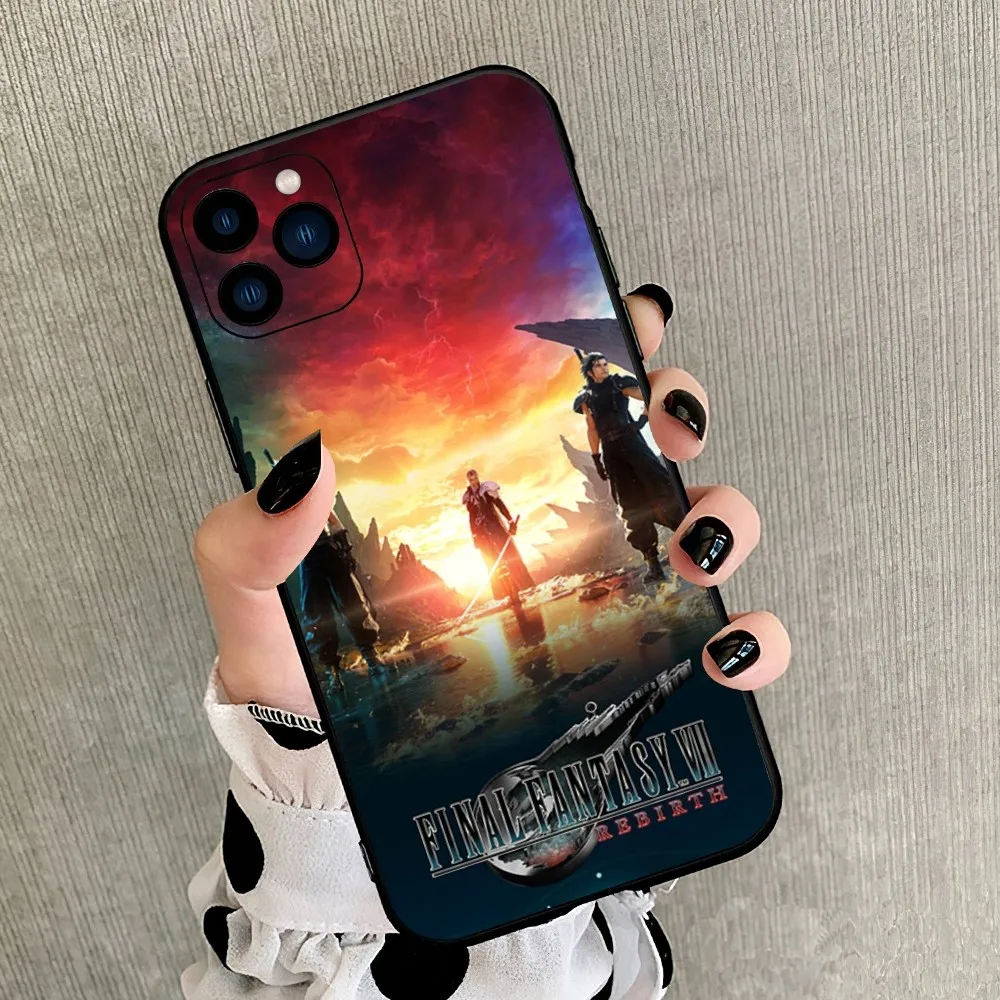 Game Final Fantasy VII Remake 7 B Phone Case For iPhone 8 11 12 13 14 15 Mini X XR XS PRO MAX Plus Shell