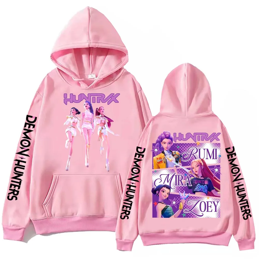 Bluza z kapturem Anime Kpop Demon Hunter Harajuku Pulower Prezent