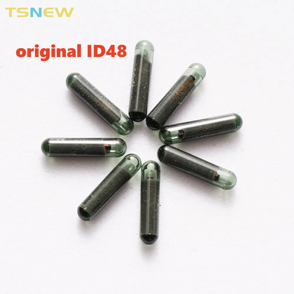 20pcs ORIGINAL ID48 (T6) glass transponder chip (unlocked) for VW AUDI Key Transponder Chip ID48 CAN System