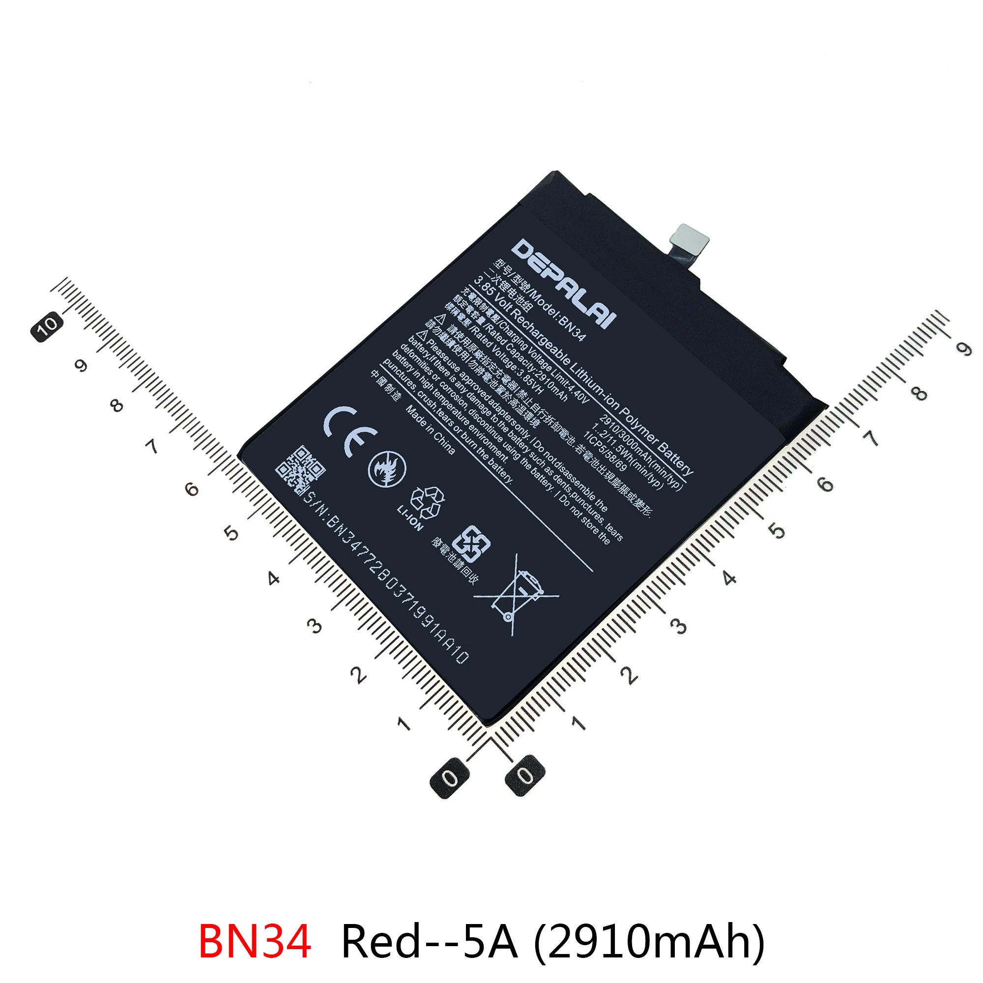 For Xiaomi Redmi 3 Redmi4 Redmi5 4A 5A 5Plus Replacement Battery BM47 BN30 BN34 BN35 BN40 BN42 BN44 Phone Batteries