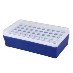 Laboratory Lab Plastic 50 Sockets 1.5ml Centrifuge Tube Stand Holder Box