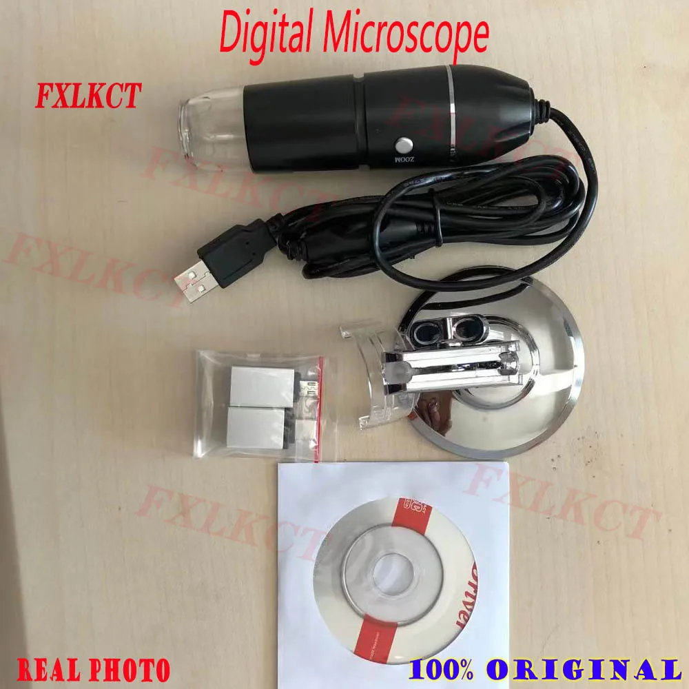 Portable Electronic Microscope for Soldering, Digital Camera, LED Magnifier, 3in 1, Type-C USB, 1600X, Repair