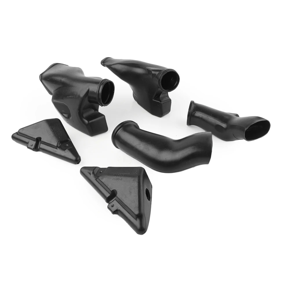 Motorcycle Ram Air Intake Tube Duct Cover For Honda F5 CBR600RR CBR 600RR 600 RR 2003 2004 ABS Plastic Black 2pcs