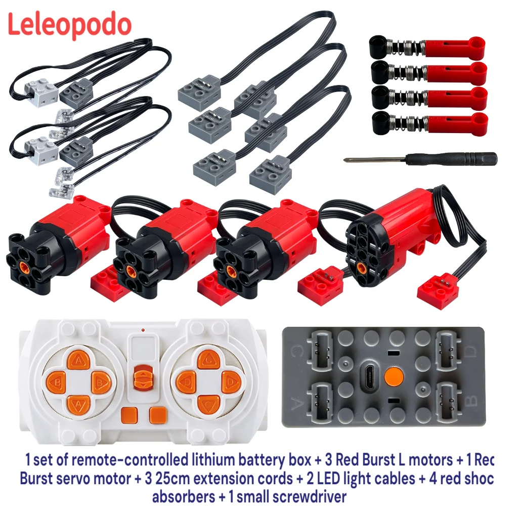 

Suitable for Lego toy car and programming power motor combination set, DIY fun, Christmas and birthday gift