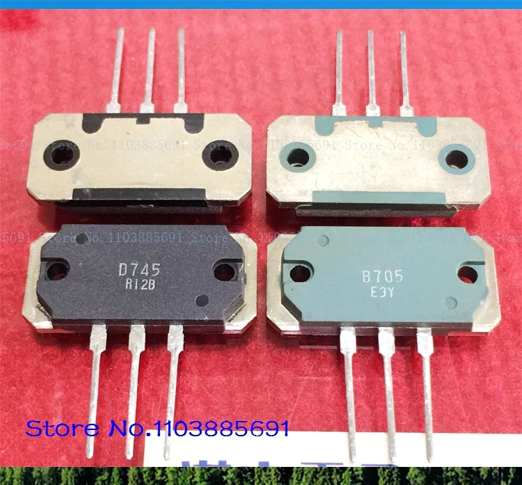 2pcs/lot=a pair 2SD745 2SB705 D745 B705