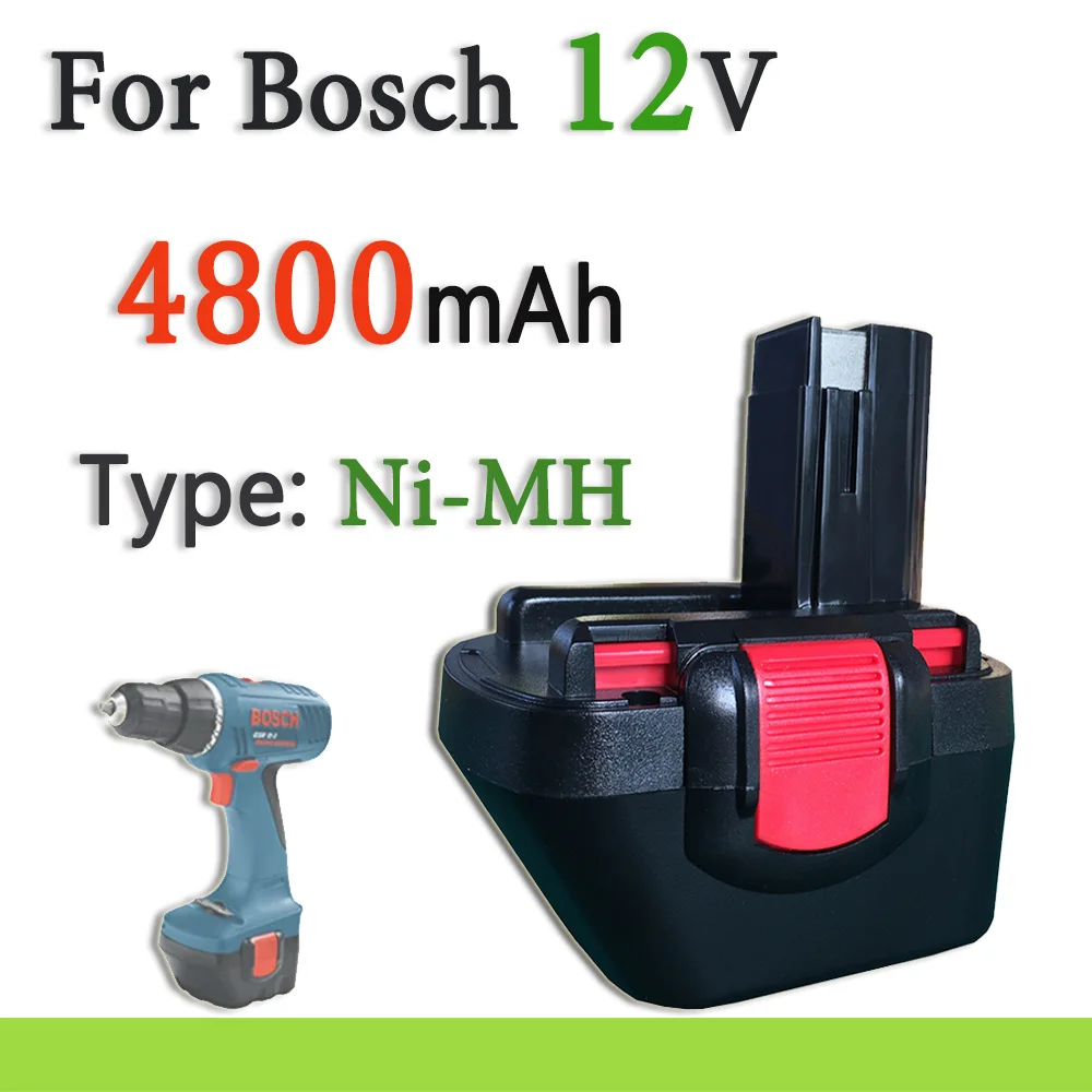 

For Bosch 12V 4800mAh Li-ion Battery，Compatible PSR 1200 GSR 12V AHS GSB GSR 12 VE-2 BAT043 BAT045 BAT046 BAT049 BAT120 BAT139