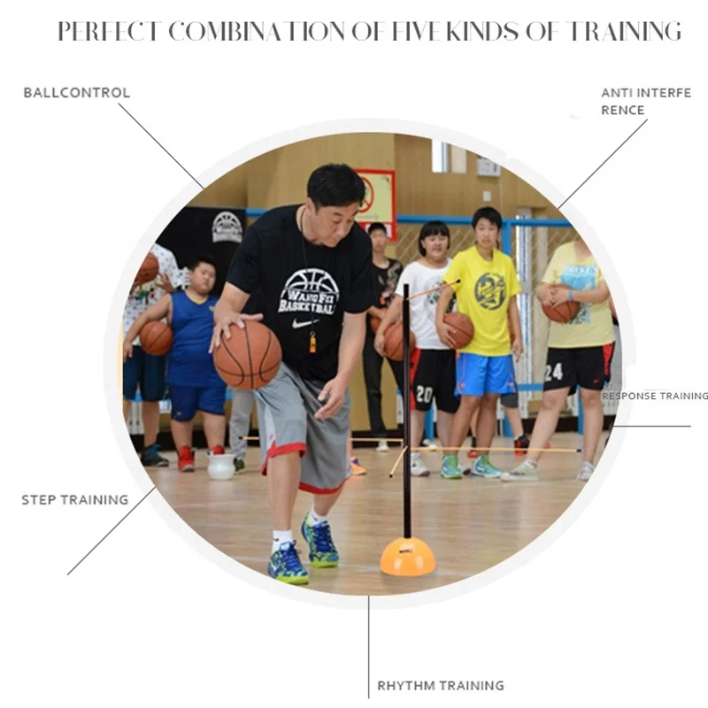 Wholesale Basketball Dribble Trainer Warm up Basketball Bribbing Training Equipment for Club School Professional Players