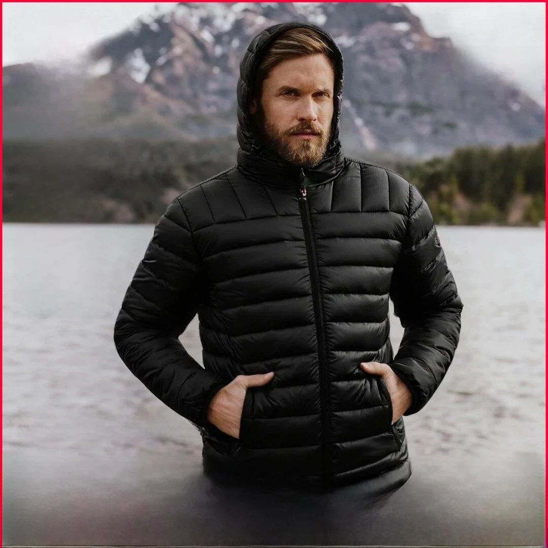 

Легкая мужская пуховая куртка Dync Warmth P Cotton с наполнителем из полиэстера, с капюшоном, на молнии, молодежная модная зимняя куртка