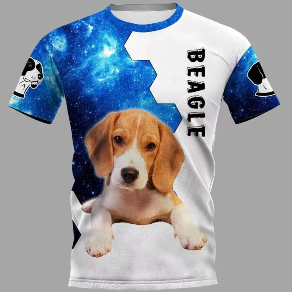 HX Animals Beagle T Shirt 3D Print Tops Harajuku Fashion Casual Tees Women Men's T-Shirt Clothing Drop Shipping