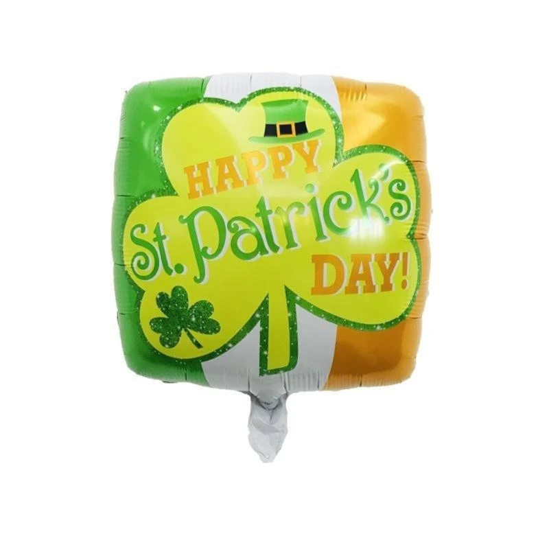 البالونات الأيرلندية Clover-Balloons St. Patricks Day Shamrock Balloons Cup Cup Balloons Green Resil