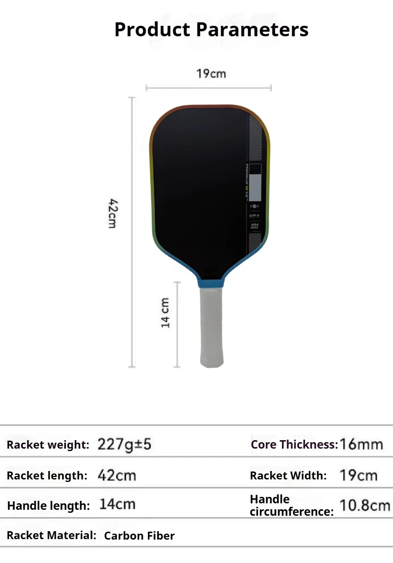 SONGYI Summer Limited Edition Pickleball Paddles Perseus IV Pro 4 Pickleball Paddle T700 Carbon Fiber 16mm GEN4 Inner Core - Image 6