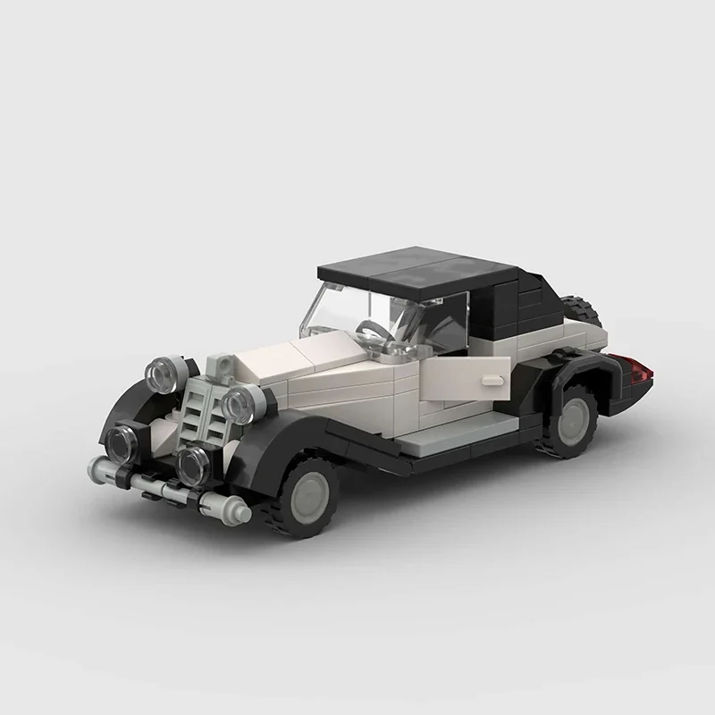 

MOC старый автомобиль винтажный классический ветеранский автомобиль креативная модель строительный блок гоночный кирпич игрушка Рождественский подарок городской технический