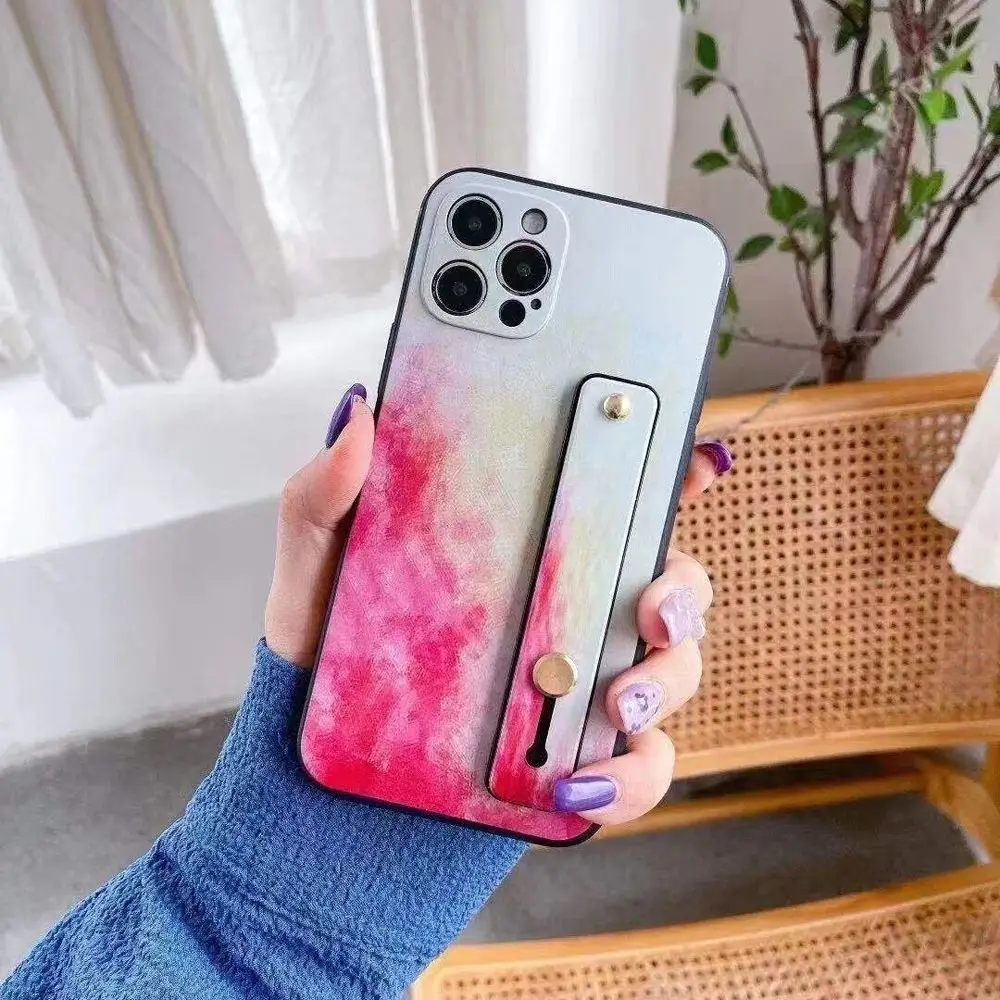 

Подставка для телефона Push and Pull Короткий ремешок на запястье Телескопический кронштейн Ремешок для телефона Держатели для мобильных телефонов Ручка для пальца телефона