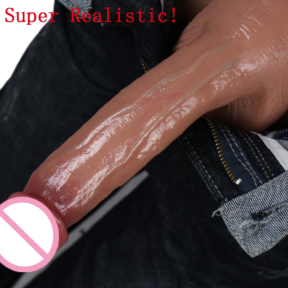 Super Skin Soft Big Suction Cup Dildo Realistic Slicone Male Artificial Penis Dick Woman Masturbator Adult Sex Toys women Dildos