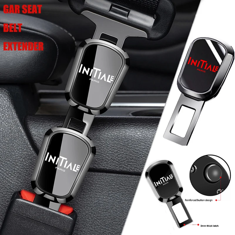 Автомобильный зажим для ремня безопасности, удлинитель, замок ремня безопасности, пряжка, заглушка для Renault Initiale Paris Koleos Kadjar Scenic QM6, аксессуары Автомобильный зажим для ремня безопасности, удлинитель, замок ремня безопасности, пряжка, заглушка для Renault Initiale Paris Koleos Kadjar Scenic QM6, аксессуары