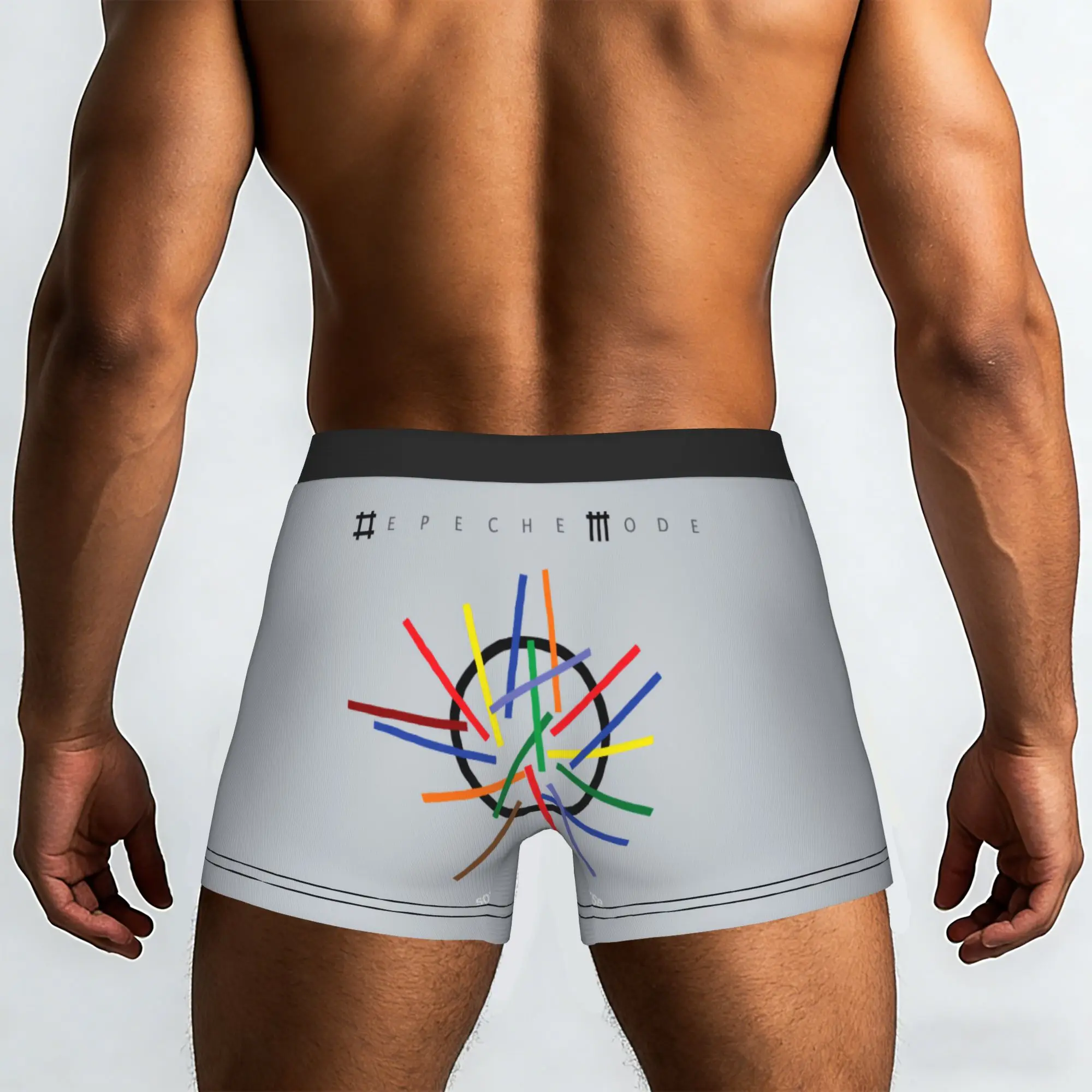 Customized Male Funny D-Depeche Cool Mode Electronic Rock Underwear  Boxer Briefs Breathable Shorts Panties Underpants