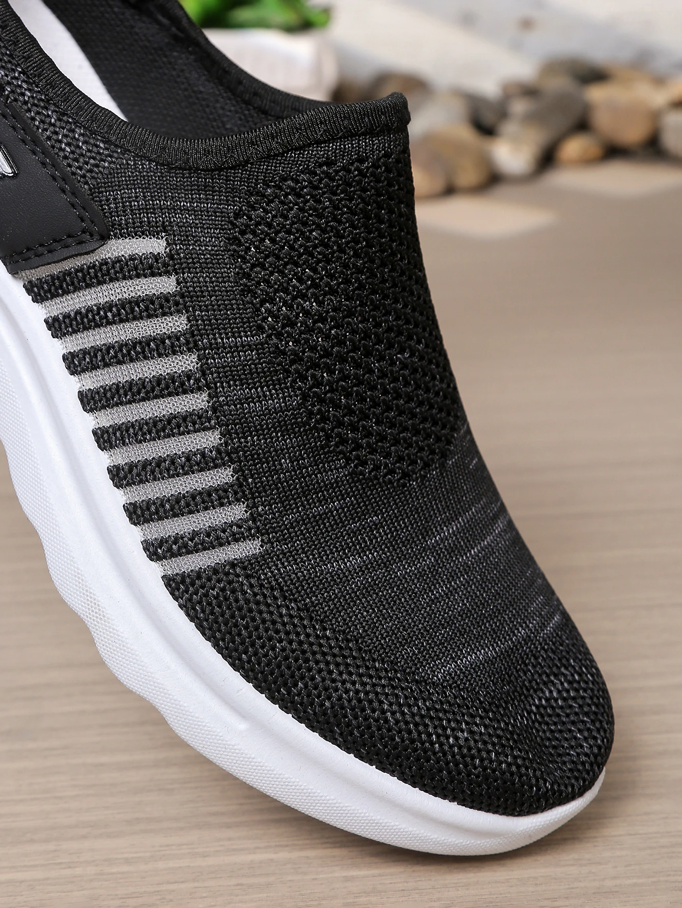 2026 Neue Damen-Hohlnetz-Slipper mit rückenfreiem Design, leichte Plateau-Walkingschuhe, bequeme Outdoor-Freizeitschuhe aus Netzstoff – Detail 15