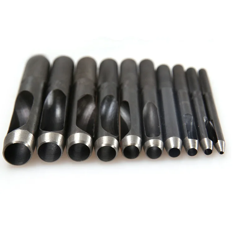 1Pcs Kit Hollow Punch Set Round Hole Punch Tool Steel Leather Craft Working for Watch Band,Fabric,Plastics,Gasket Belt