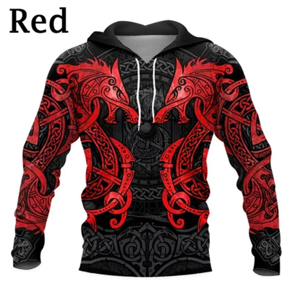 

2024 Fashion Tattoo Art Printed Hoodies Mens and Women Classic Retro Hoodies O-Neck Jacket Cosplay Casual 3D Casual Sweatshirt