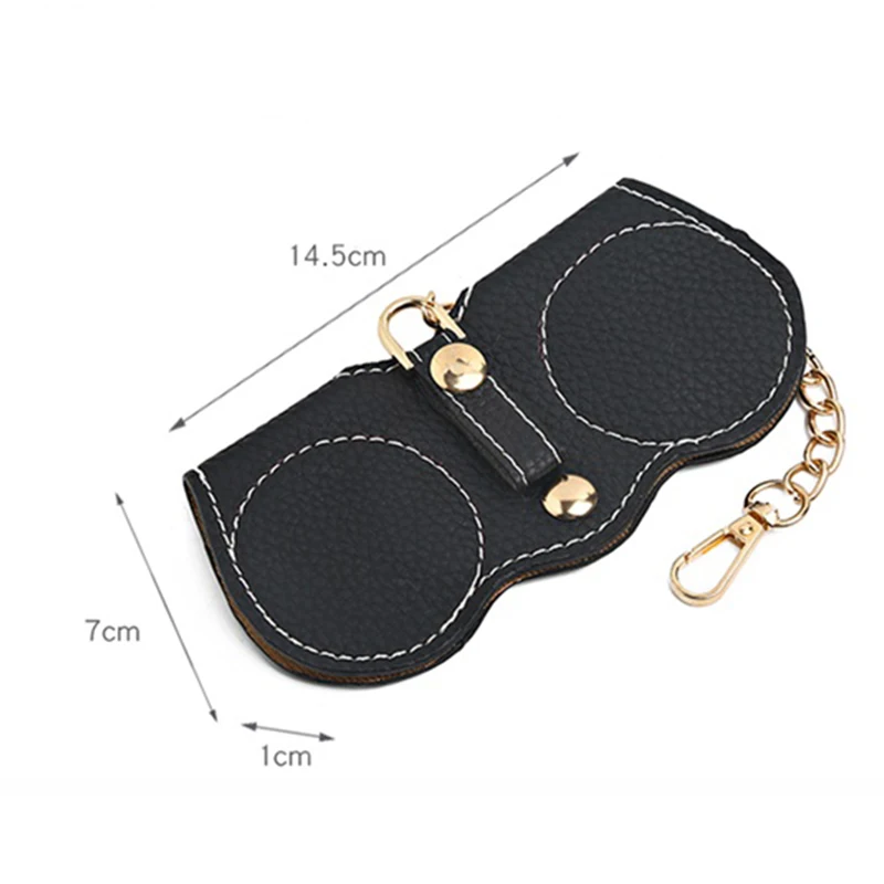 Vintage Glasses Case for Women Luxury Eyewear Accessories Simple Chains Portable Sunglasses Holder Bags Reading Glasses Bags