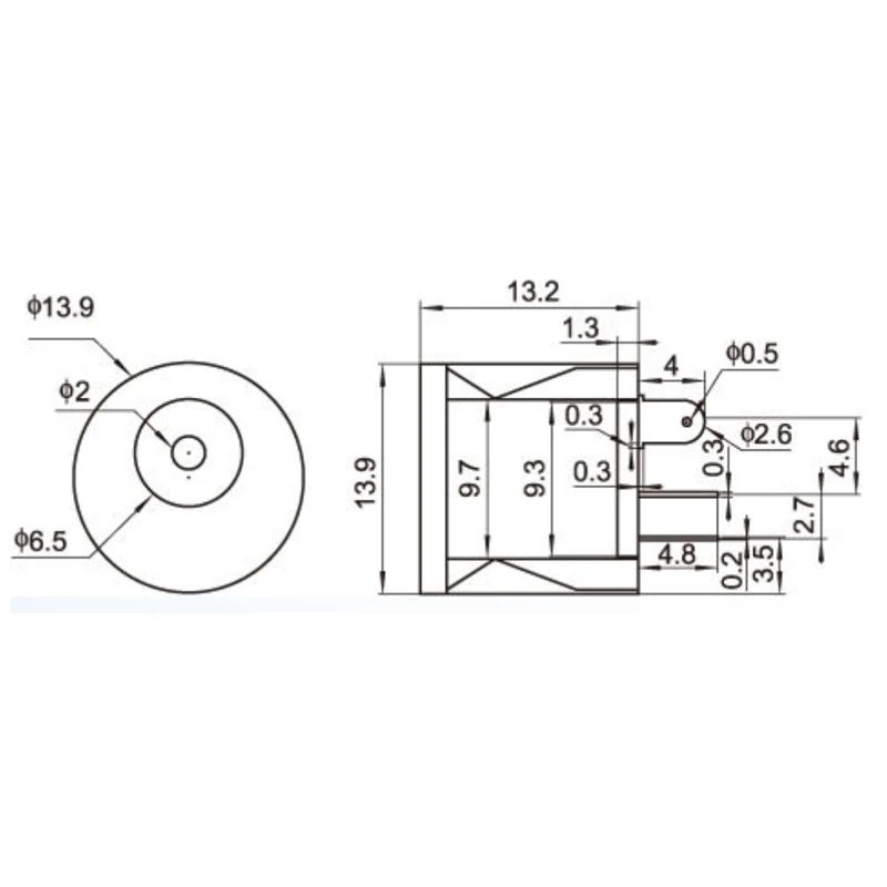 5 Stück DC-022K DC-Stromanschlussbuchse 5,5*2,1mm/5,5*2,5mm Einbaubuchse mit 20cm Rot-Schwarz-Kabel für DIY-Elektronik – Detail 5
