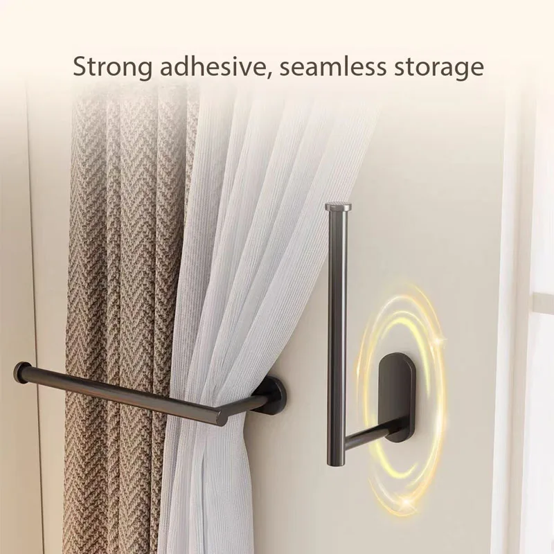 

Клейкий держатель для туалетной бумаги Самоклеящийся держатель для рулона туалетной бумаги, настенное крепление для ванной комнаты и кухни Нержавеющая сталь