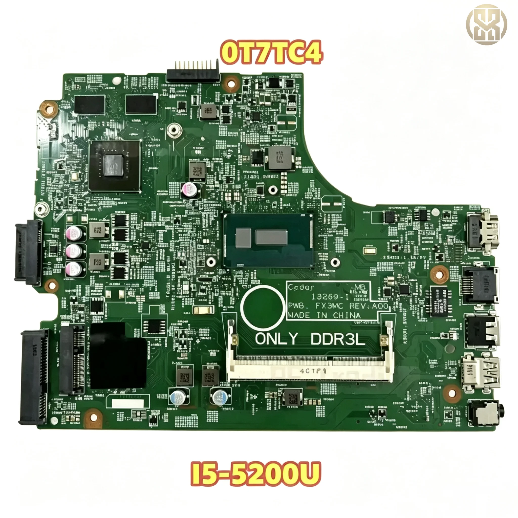 

0T7TC4 CN-0T7TC4 T7TC4 13269-1 Laptop Motherboard For Dell Inspiron 15 3543