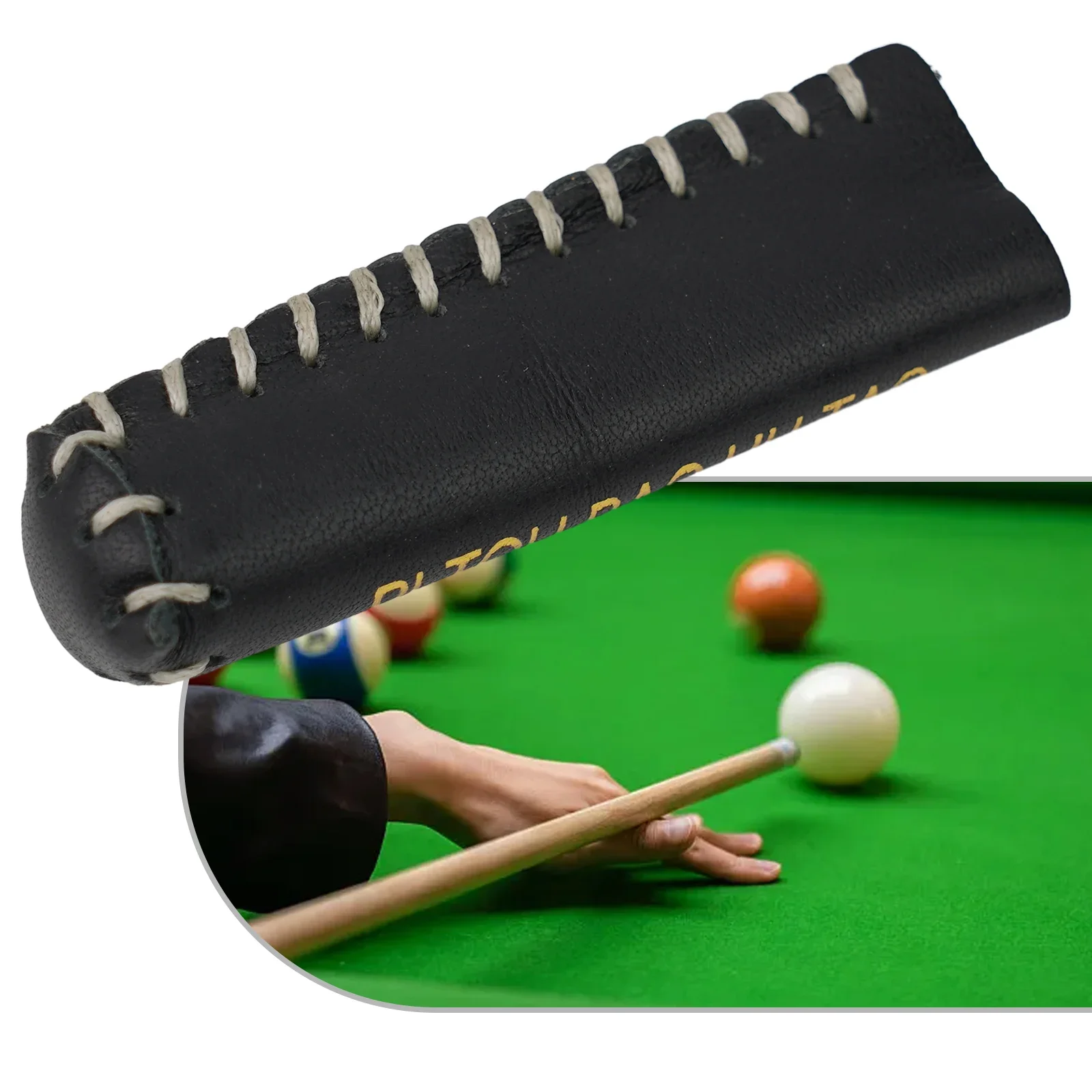 

Leather Cue Tip Protector Protects Snooker & Billiard Cues From Moisture Oxidatio Snooker & Billiard Cue Tip Head Cover