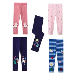 Jumping Meters 2-7T Fashion Lovely Hot Selling Baby Leggings Pants Kids Skinny Trousers Full Pencil Pants Autumn Spring Pants