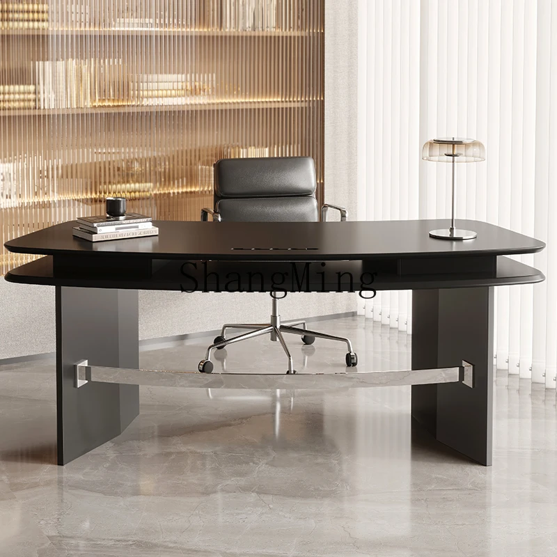 PYH light luxury modern simple home study desk high-end writing computer desk