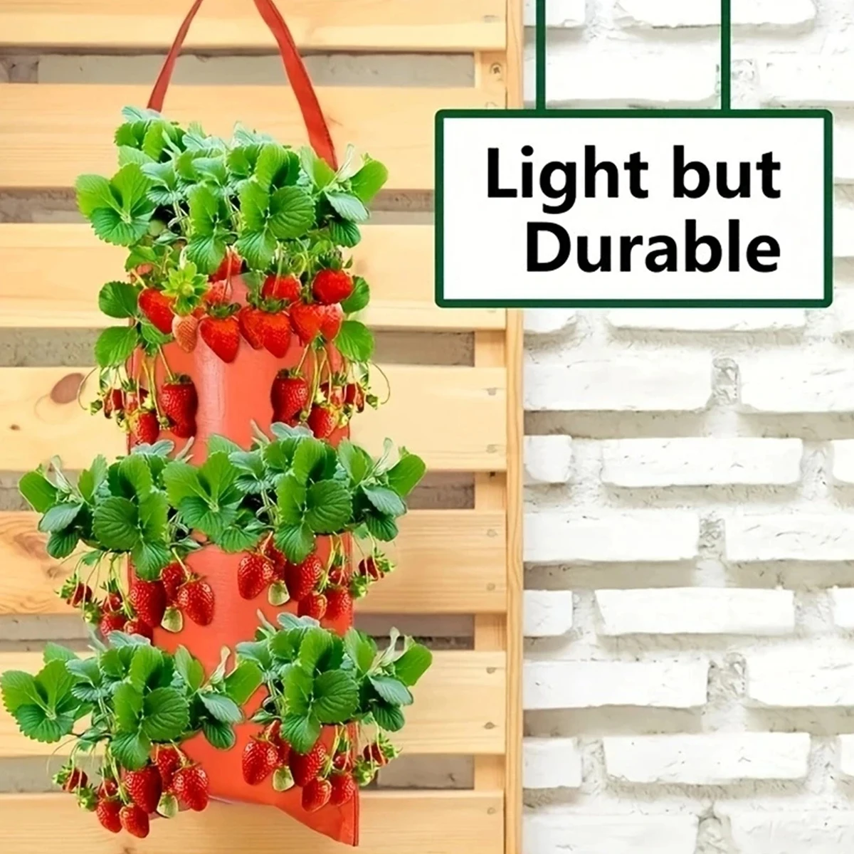 Multi-function Hanging Strawberry Grow Bag Upside Down Planter Tomato Potato Vegetable Flower Plant Grow Bags Garden Decoration