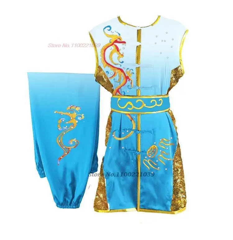 2024 martial arts sets men classic kung fu uniform chinese traditional wushu set warrior exercise tai chi performance clothing