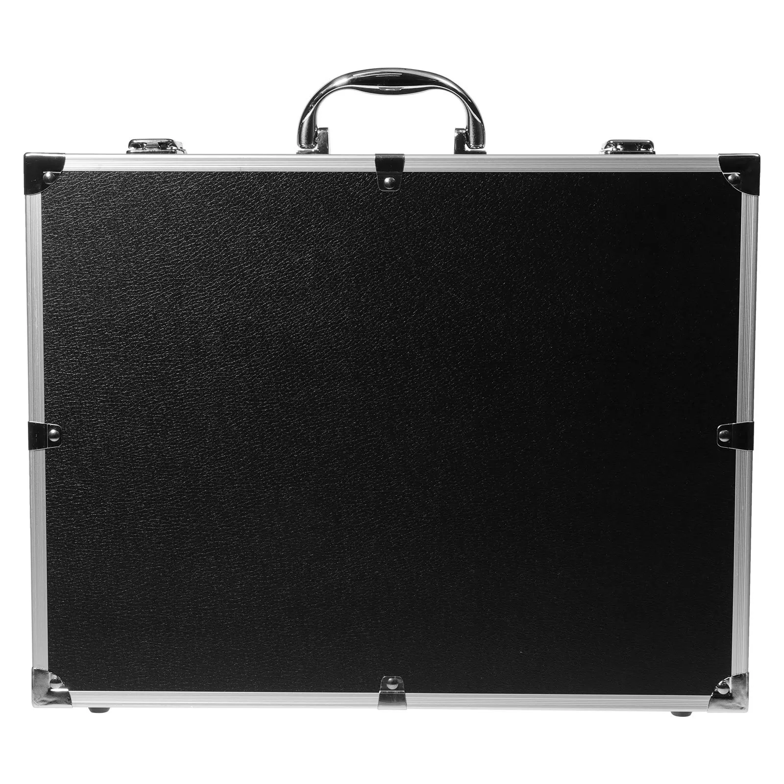 

Portable Aluminum Alloy Shockproof Tool Box Handheld Metal Briefcase Large Capacity Travel Tool Organizer Metal Briefcase